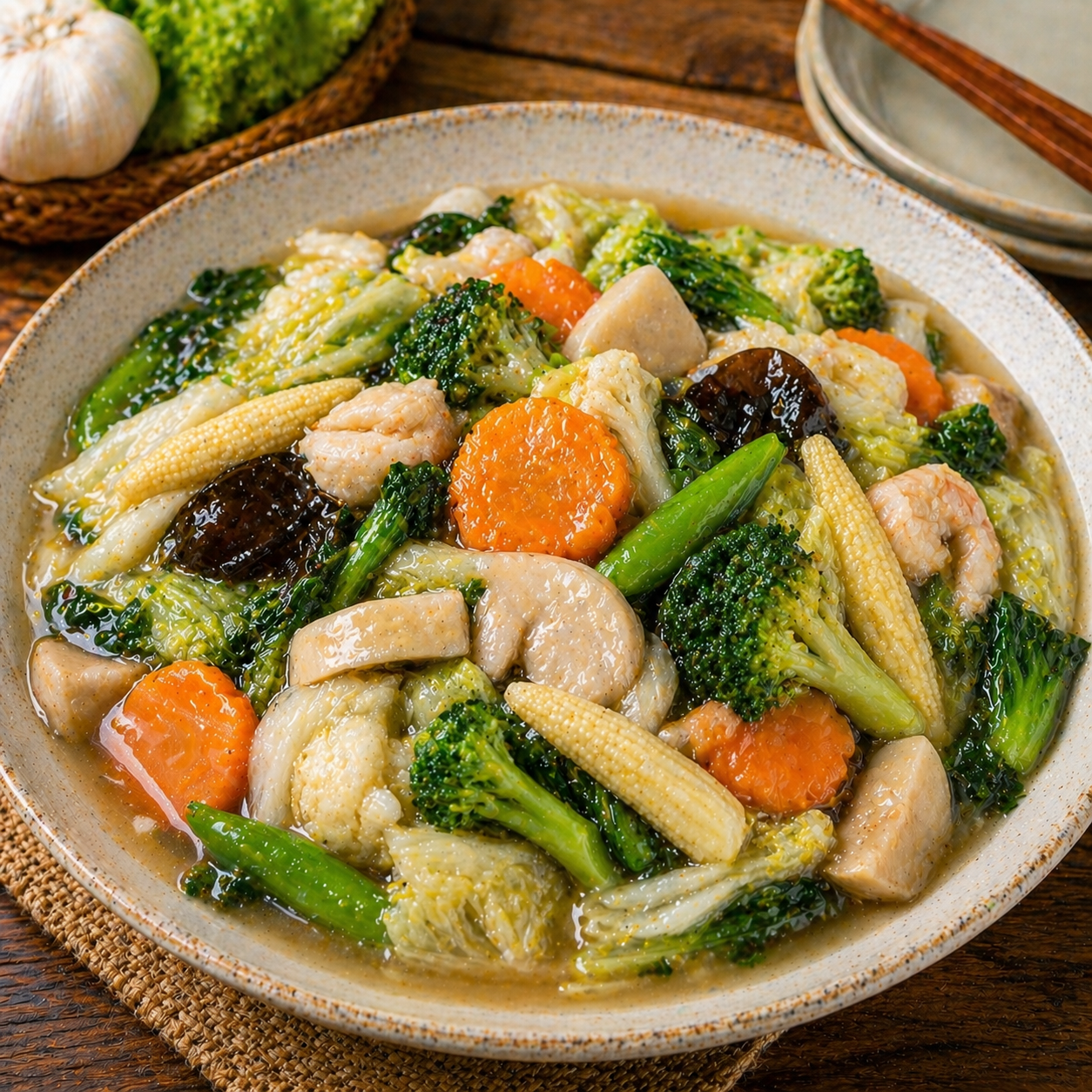 Capcay Ala 3 Nyonya Kedai Tiga Nyonya